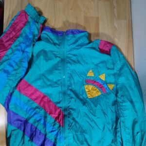 Vintage Rock Creek Casuals Color Block Windbreaker Jacket